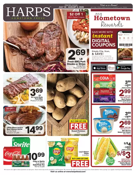 Harp's Market catalogue in Orange Park FL | Great offer for bargain hunters | 2025-07-30T00:00:00.000Z - 2025-08-05T00:00:00.000Z