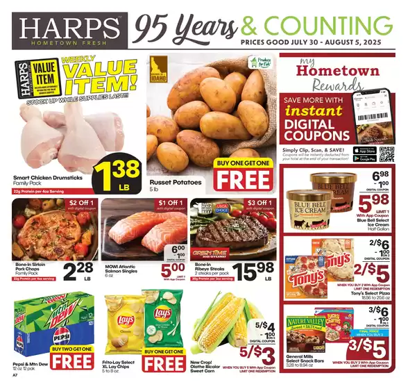 Harp's Market catalogue in Orange Park FL | Current bargains and offers | 2025-07-30T00:00:00.000Z - 2025-08-05T00:00:00.000Z