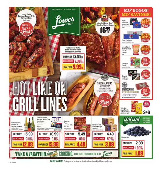 Lowes Foods catalogue in Thompsons Station TN | Weekly Ad | 2025-07-30T00:00:00.000Z - 2025-08-05T00:00:00.000Z