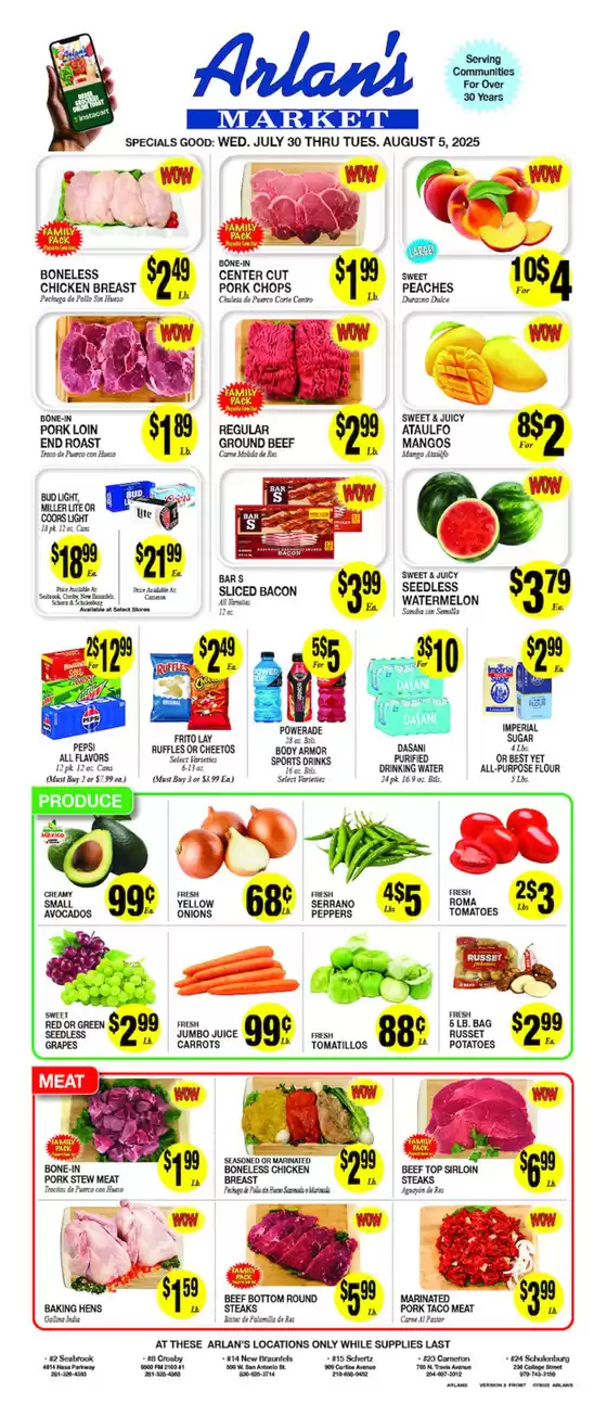 Arlan's Market weekly ad