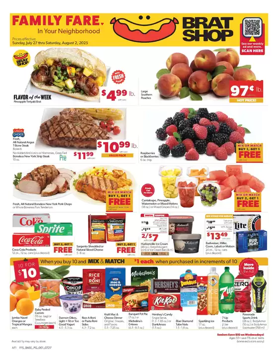 Wide range of offers