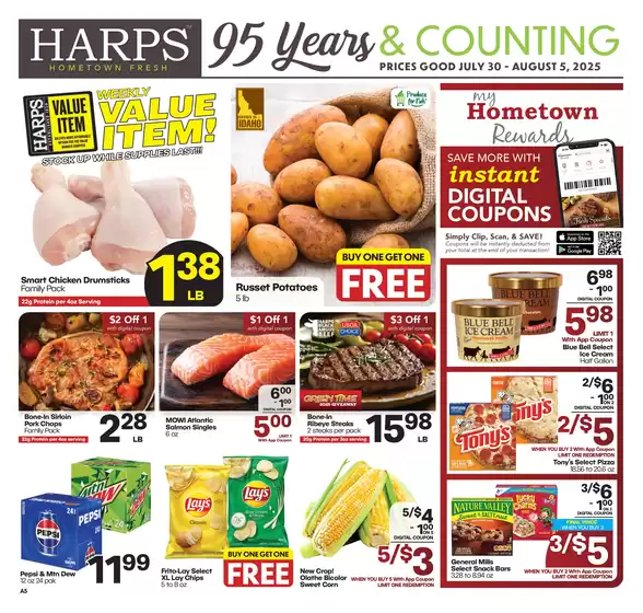 Harp's Market catalogue in Orange Park FL | Current deals and offers | 2025-07-30T00:00:00.000Z - 2025-08-05T00:00:00.000Z