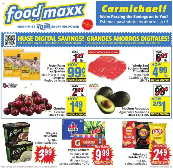 Foodmaxx catalogue in Imperial Beach CA | Foodmaxx weekly ad | 2025-07-30T00:00:00.000Z - 2025-08-12T00:00:00.000Z