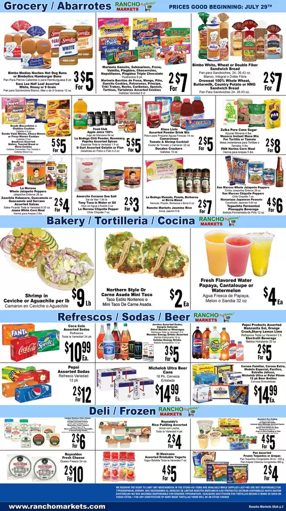 Flyer Rancho Markets