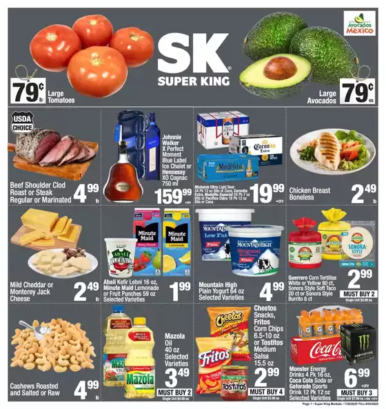Weekly add Super King Markets