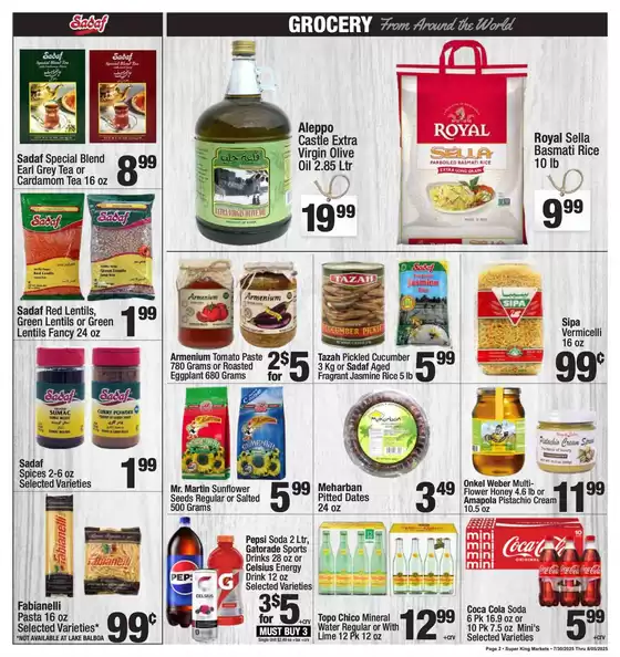 Weekly add Super King Markets