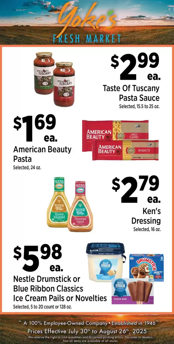 Yoke's Fresh Market Monthly Savings Guide