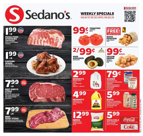 Sedano's catalogue in El Cajon CA | Sedano's weekly ad | 2025-07-30T00:00:00.000Z - 2025-08-05T00:00:00.000Z