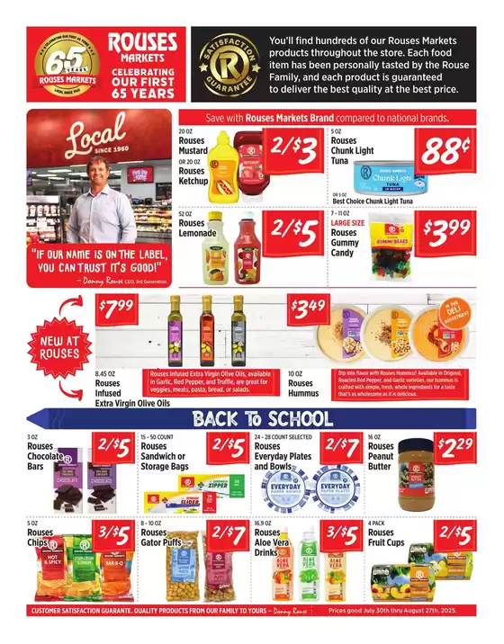 Rouses catalogue in Gulfport MS | Exclusive deals and bargains | 2025-07-30T00:00:00.000Z - 2025-08-27T00:00:00.000Z