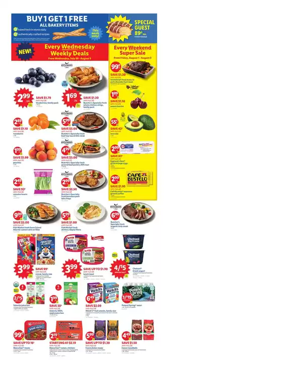 Current special promotions