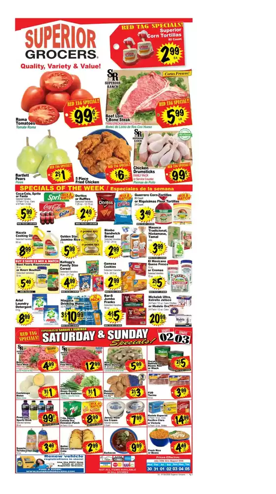 Weekly Specials