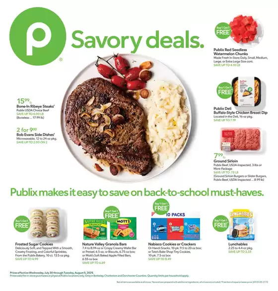 Publix catalogue in Winter Park FL | Offers for bargain hunters | 2025-07-30T00:00:00.000Z - 2025-08-05T00:00:00.000Z