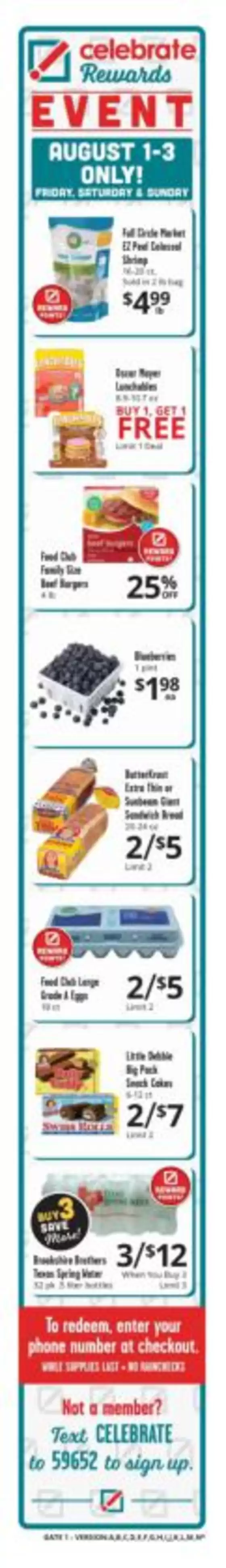 Brookshire Brothers catalogue in Mineral Wells TX | Great offer for bargain hunters | 2025-08-01T00:00:00.000Z - 2025-08-03T00:00:00.000Z