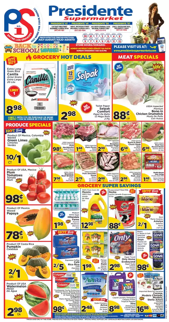 Presidente catalogue in Chandler AZ | Top offers for smart savers | 2025-07-01T00:00:00.000Z - 2025-08-31T00:00:00.000Z