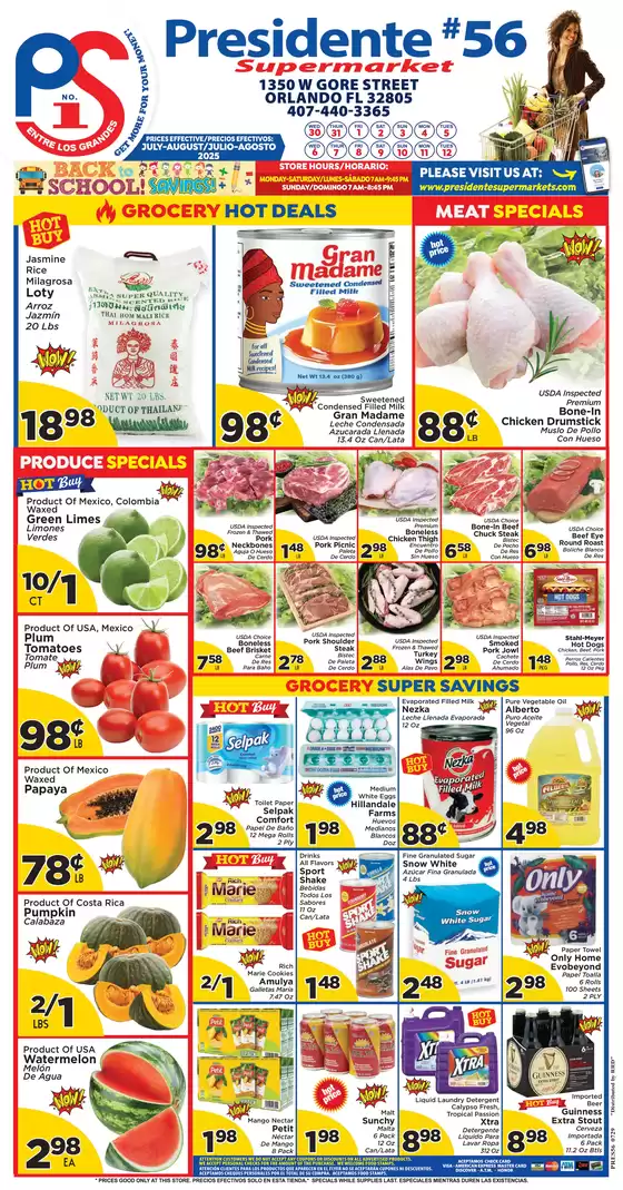 Presidente catalogue in Fort Wayne IN | Exclusive bargains | 2025-07-30T00:00:00.000Z - 2025-08-12T00:00:00.000Z