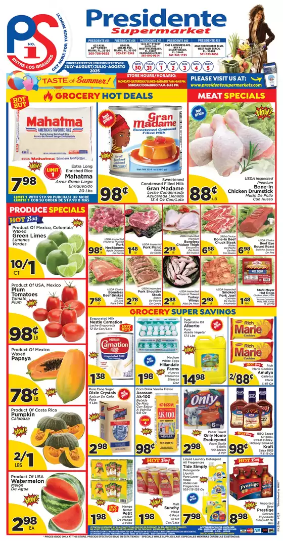 Presidente catalogue in Clinton Township MI | Special offers for you | 2025-07-01T00:00:00.000Z - 2025-08-31T00:00:00.000Z