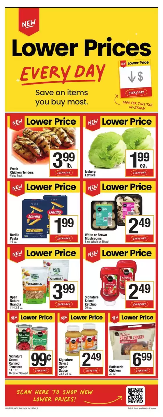 Shaw's flyer