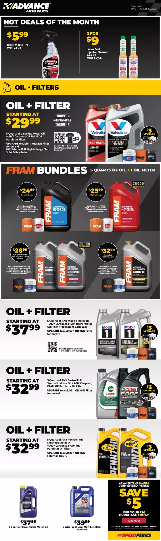 Advance Auto Parts catalogue in Daytona Beach FL | AUG2025DigitalFlyer | 2025-07-31T00:00:00.000Z - 2025-08-27T00:00:00.000Z