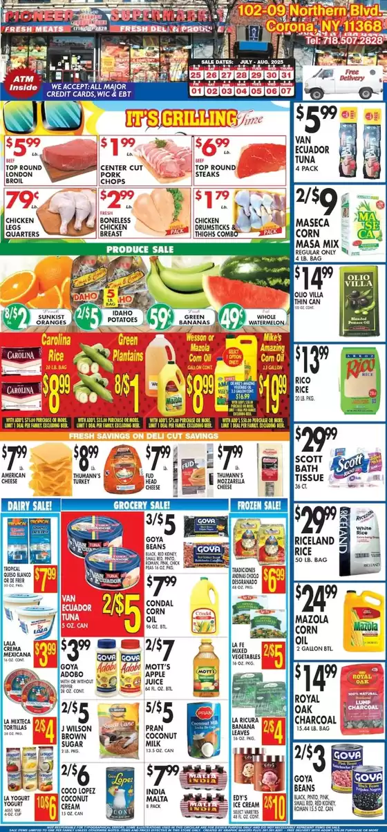 Pioneer Supermarkets catalogue in Culver City CA | Top deals and discounts | 2025-07-25T00:00:00.000Z - 2025-08-07T00:00:00.000Z