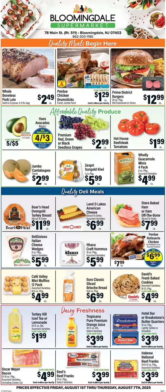 Foodtown supermarkets catalogue in South Houston TX | Exclusive deals and bargains | 2025-08-01T00:00:00.000Z - 2025-08-07T00:00:00.000Z