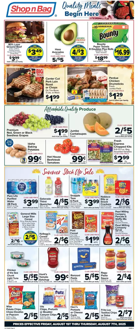 Foodtown supermarkets catalogue in South Houston TX | Great offer for all customers | 2025-08-01T00:00:00.000Z - 2025-08-07T00:00:00.000Z