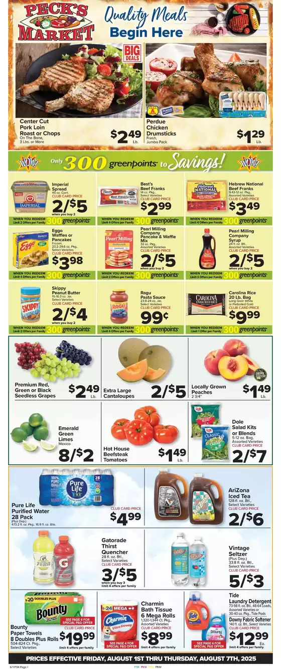 Foodtown supermarkets catalogue in Thompsontown PA | Exclusive deals for our customers | 2025-08-01T00:00:00.000Z - 2025-08-07T00:00:00.000Z