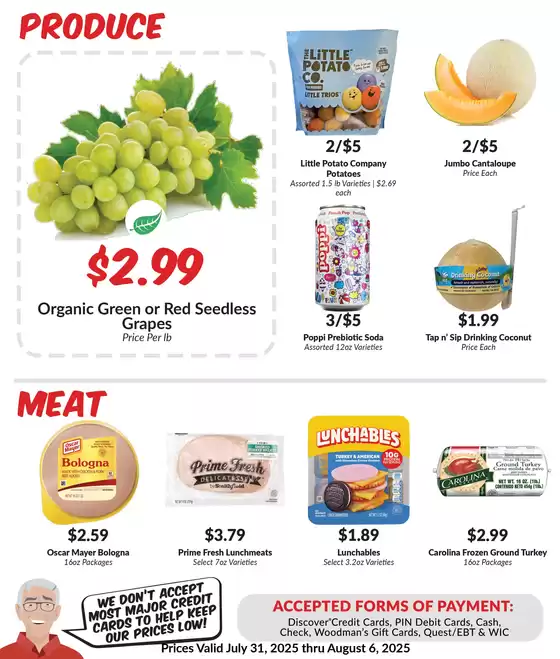 Current special promotions