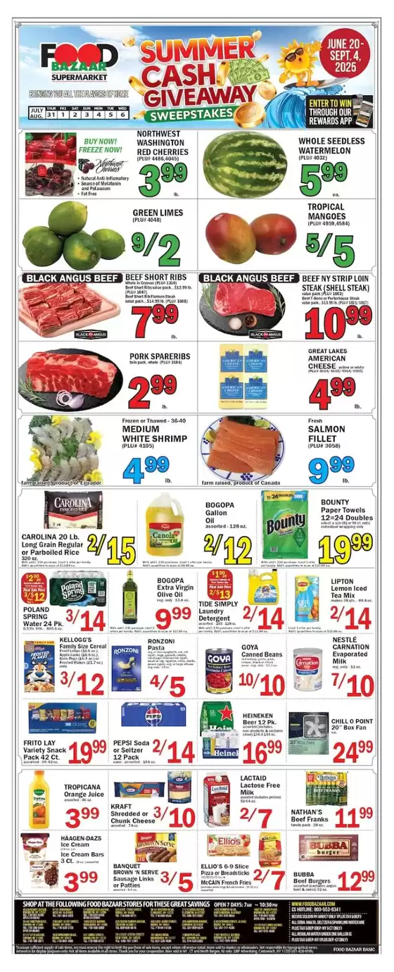 Current special promotions