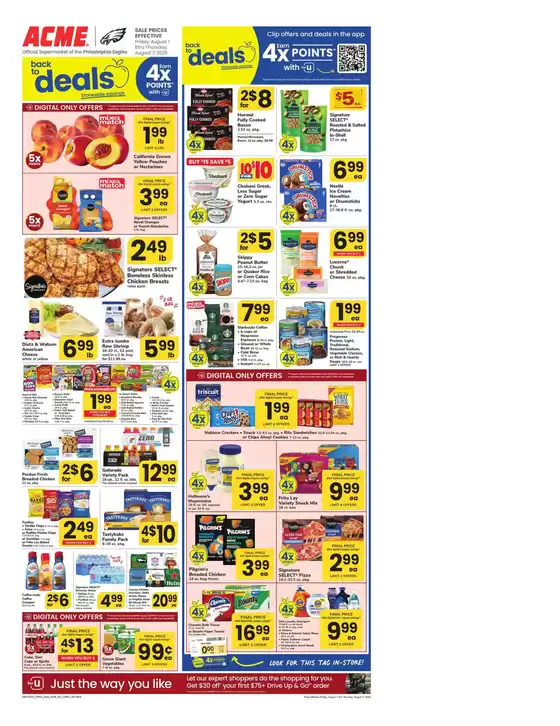 ACME catalogue in Holmes PA | Weekly Ad | 2025-08-01T00:00:00.000Z - 2025-08-07T00:00:00.000Z