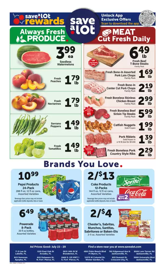 Save a Lot catalogue in Pasadena CA | Attractive special offers for everyone | 2025-07-30T00:00:00.000Z - 2025-08-05T00:00:00.000Z