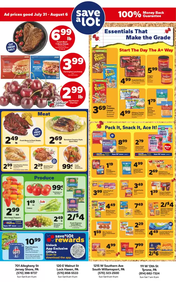 Save a Lot catalogue in Chesterfield MI | Current special promotions | 2025-07-31T00:00:00.000Z - 2025-08-06T00:00:00.000Z
