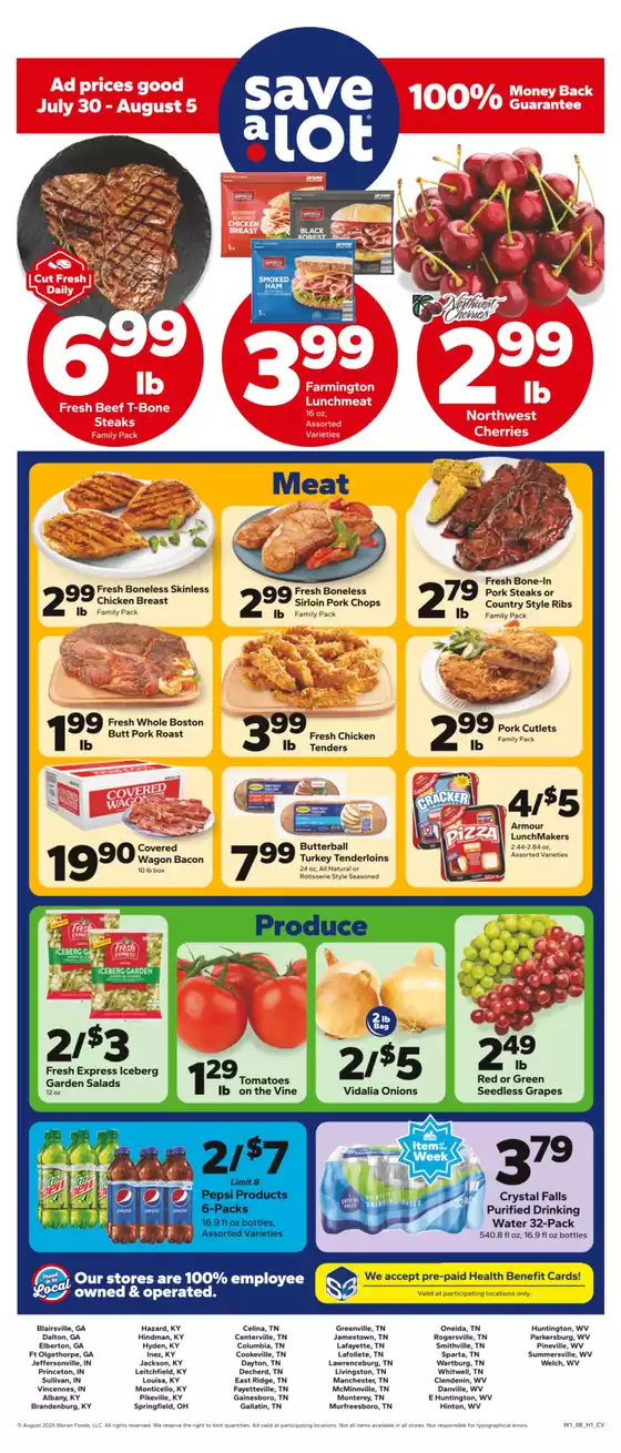 Save a Lot catalogue in Walnut Creek CA | Current bargains and offers | 2025-07-30T00:00:00.000Z - 2025-08-05T00:00:00.000Z