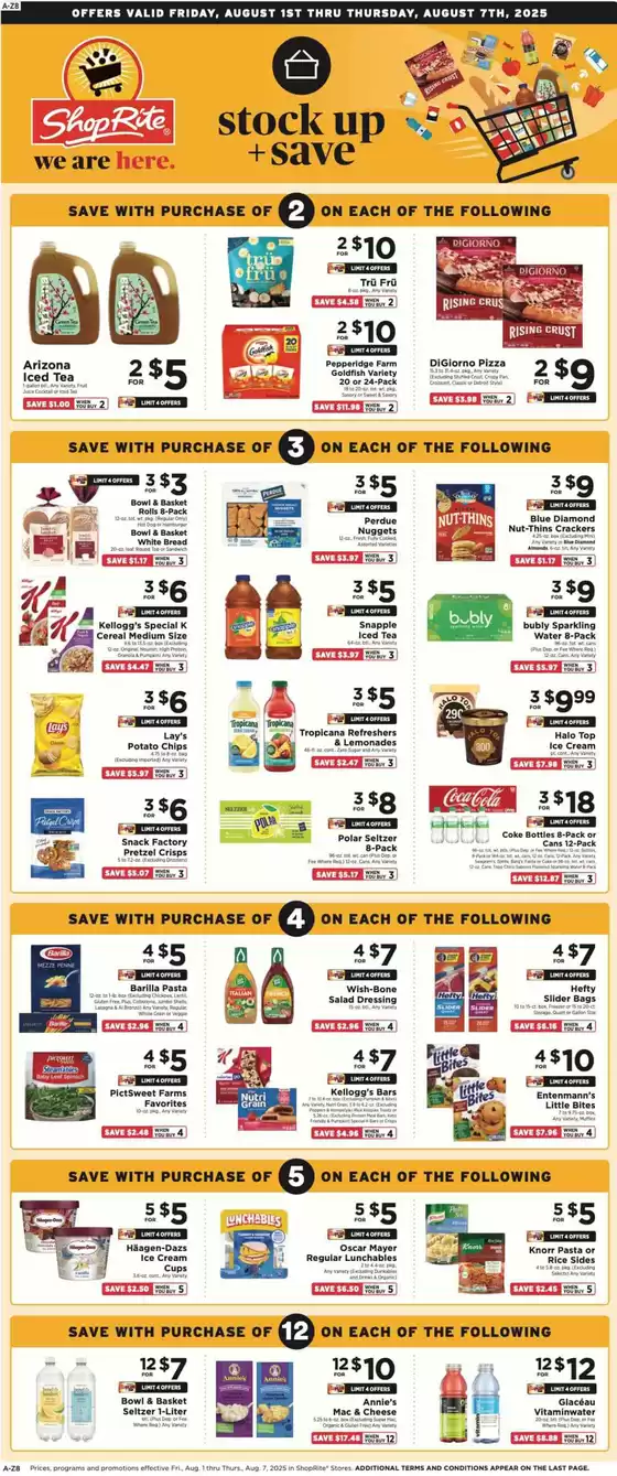 ShopRite catalogue in Foster City CA | Weekly Ads ShopRite | 2025-08-01T00:00:00.000Z - 2025-08-07T00:00:00.000Z