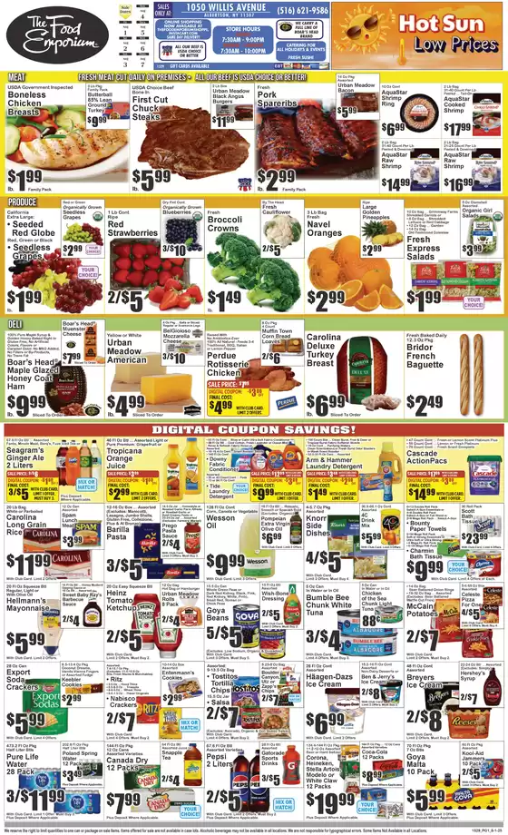 The Food Emporium catalogue in Charlestown MA | Offers for bargain hunters | 2025-08-01T00:00:00.000Z - 2025-08-07T00:00:00.000Z