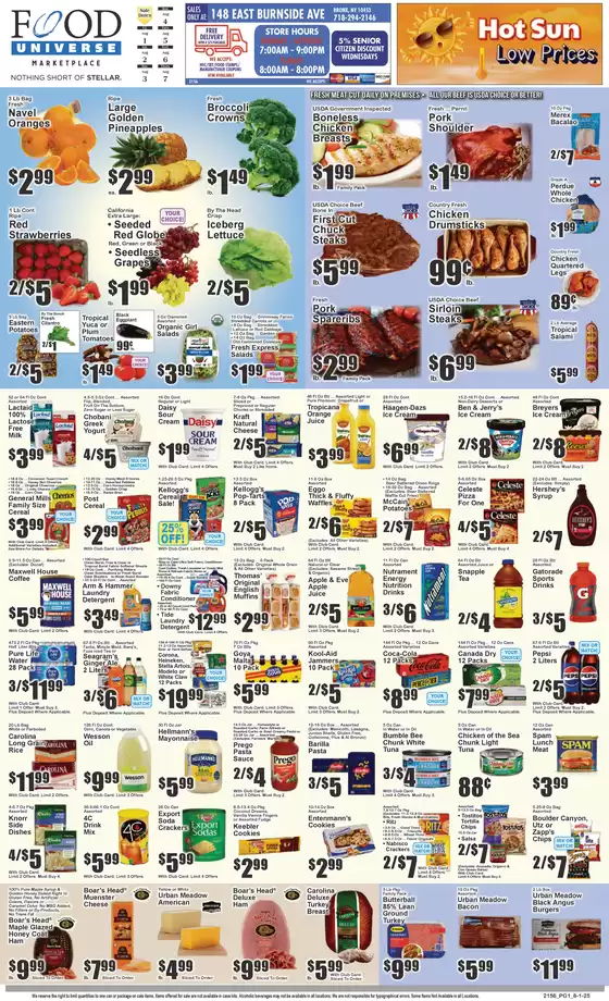 Food Universe catalogue in Stedman NC | Top offers for smart savers | 2025-08-01T00:00:00.000Z - 2025-08-07T00:00:00.000Z