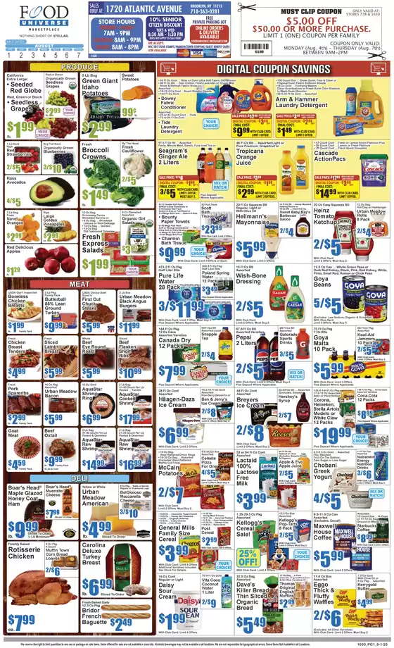 Food Universe catalogue in Garland TX | Wide range of offers | 2025-08-01T00:00:00.000Z - 2025-08-07T00:00:00.000Z