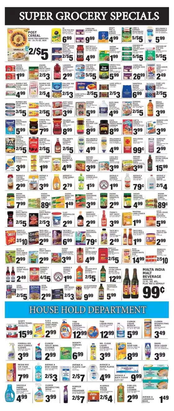 Current special promotions