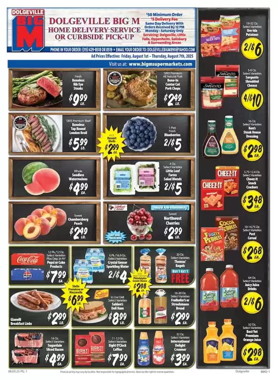 BigM Supermarkets catalogue in Seattle WA | Top deals and discounts | 2025-08-01T00:00:00.000Z - 2025-08-07T00:00:00.000Z