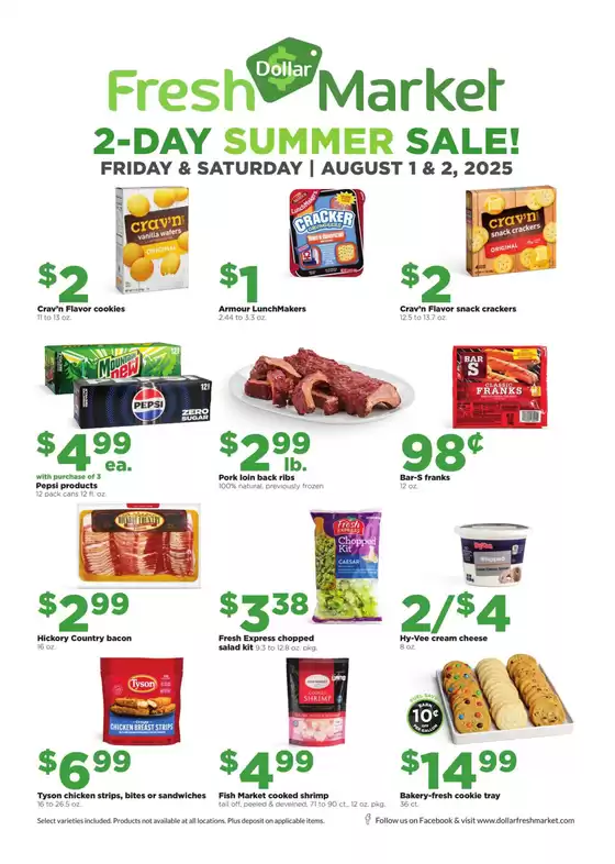 Hy-Vee catalogue in Lincoln NE | Special offers for you | 2025-08-01T00:00:00.000Z - 2025-08-02T00:00:00.000Z