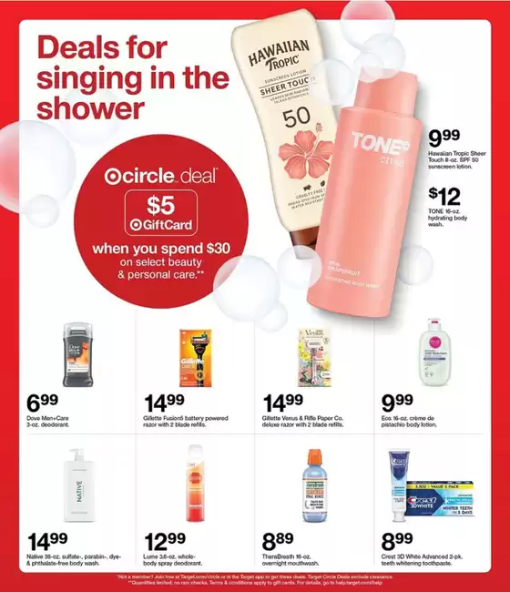 Exclusive deals and bargains