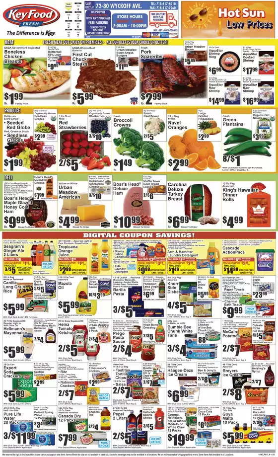 Key Food catalogue in Howard Beach NY | Exclusive deals and bargains | 2025-08-01T00:00:00.000Z - 2025-08-07T00:00:00.000Z