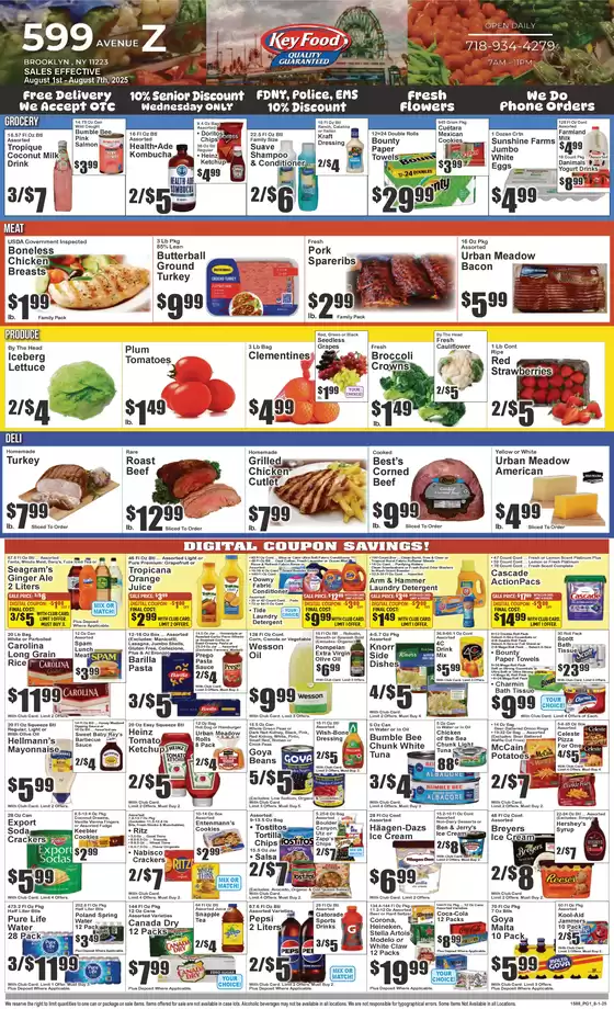 Key Food catalogue in New York | Our best deals for you | 2025-08-01T00:00:00.000Z - 2025-08-07T00:00:00.000Z