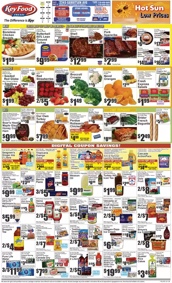 Key Food catalogue in Howard Beach NY | Our best offers for you | 2025-08-01T00:00:00.000Z - 2025-08-07T00:00:00.000Z
