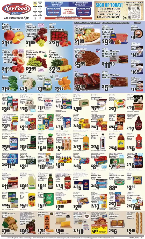 Key Food catalogue in New York | Current bargains and offers | 2025-08-01T00:00:00.000Z - 2025-08-07T00:00:00.000Z