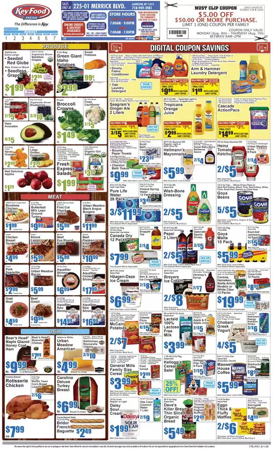 Key Food catalogue in Howard Beach NY | Our best deals for you | 2025-08-01T00:00:00.000Z - 2025-08-07T00:00:00.000Z