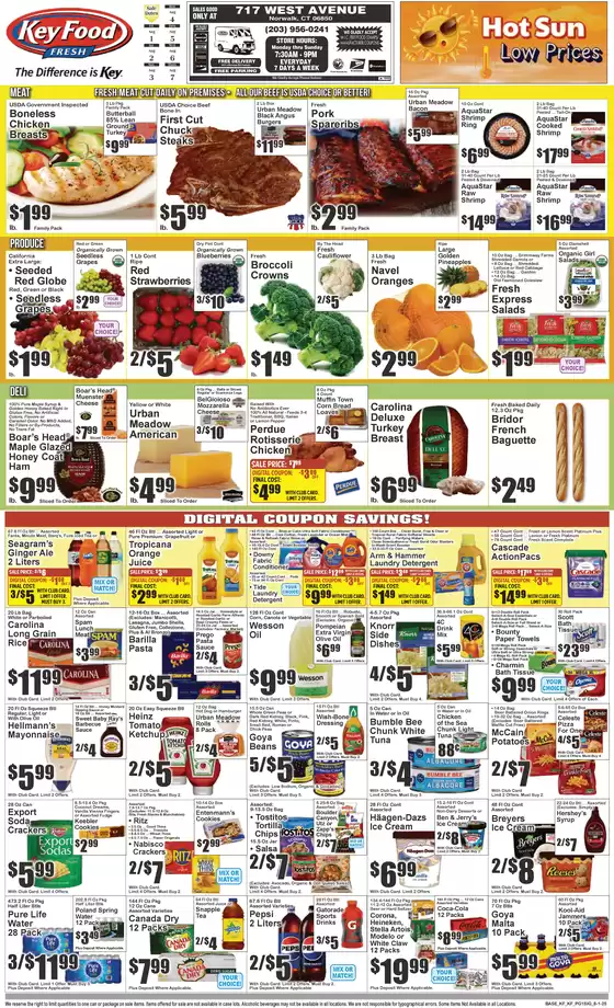 Key Food catalogue in New Britain CT | Wide range of offers | 2025-08-01T00:00:00.000Z - 2025-08-07T00:00:00.000Z
