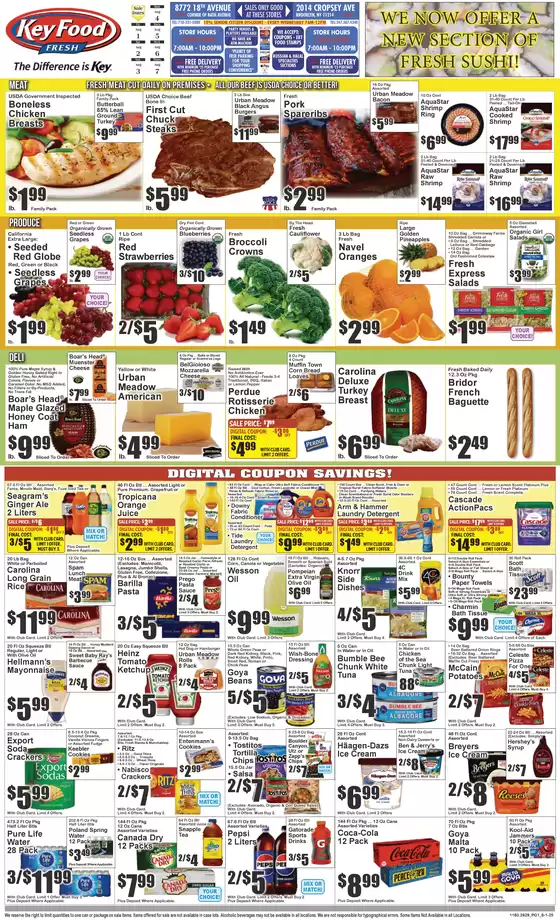 Key Food catalogue in Howard Beach NY | Attractive special offers for everyone | 2025-08-01T00:00:00.000Z - 2025-08-07T00:00:00.000Z