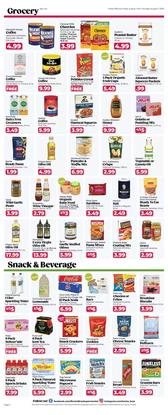 Wide range of offers