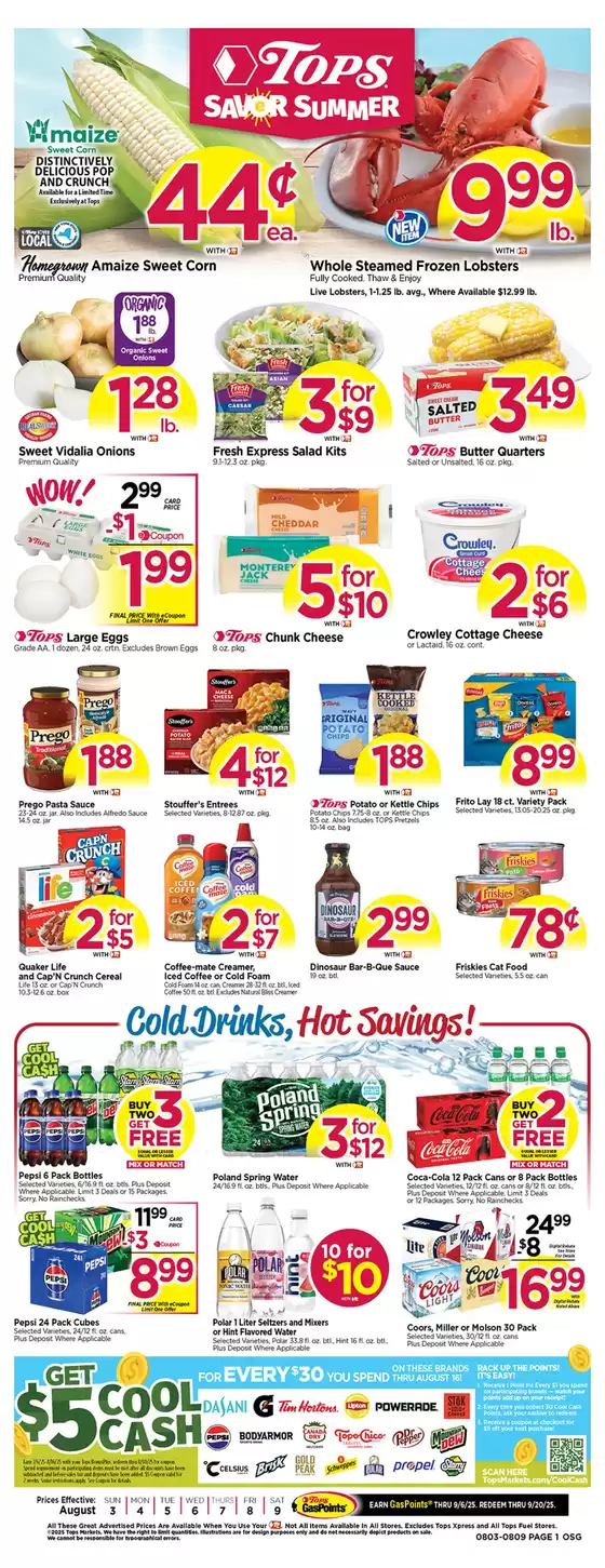 Tops catalogue | Weekly Specials | 2025-08-03T00:00:00.000Z - 2025-08-09T00:00:00.000Z