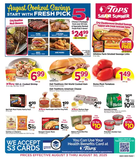 Tops catalogue | August Savings! | 2025-08-03T00:00:00.000Z - 2025-08-30T00:00:00.000Z
